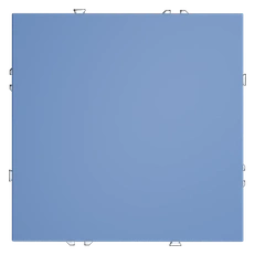 Изображение Проходной переключатель встраиваемый VOLTUM S70 одноклавишный 10А (деним)